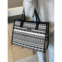 Tote Large Capacity 2026 New Shoulder Bag Women's Commuter Canvas Handbag Shopping Bag Travel Commuter Bag