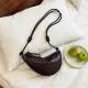 Trendy and Sophisticated Soft Leather Triangular Bag for Women 2025 New Versatile Shoulder Crossbody Bag Croissant Bag Dumpling Bag