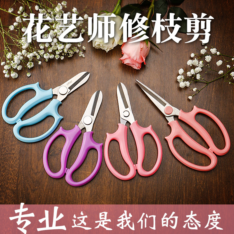 花艺师专用插花剪刀修枝剪家用花艺剪刀鲜花花枝树枝修花专用工具