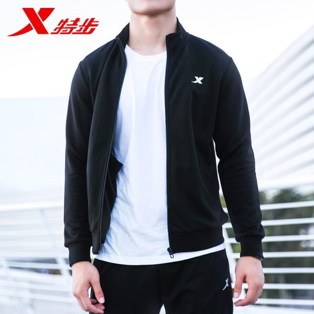 Xtep Sports Jacket Men's 2024 New Spring Jacket Top Brand ຂອງແທ້ Running Men's Sportswear