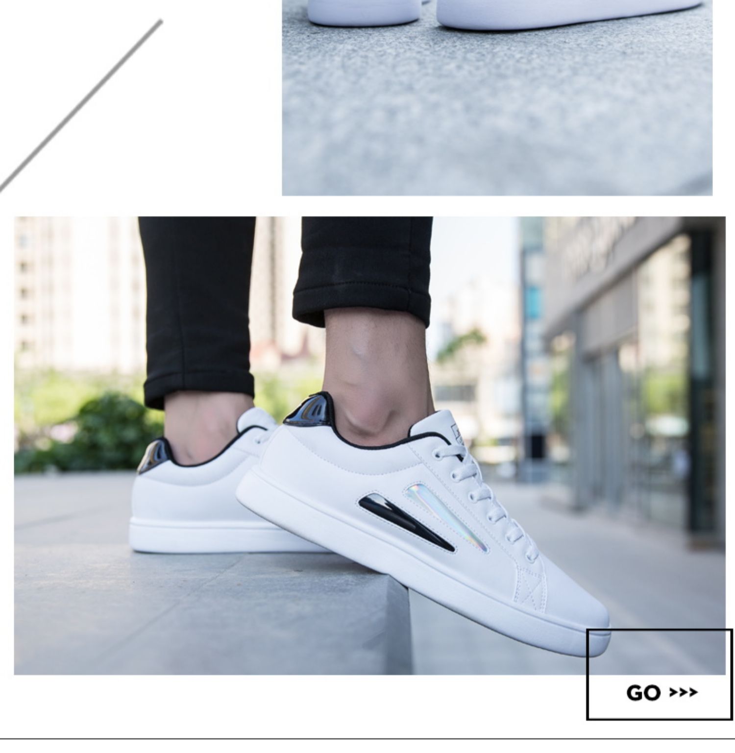 Giày nam Xtep giày nam mùa thu 2019 Giày trắng giản dị Giày nam thoáng khí giày thể thao mùa đông đôi giày nam - Dép / giày thường giày sneaker nam