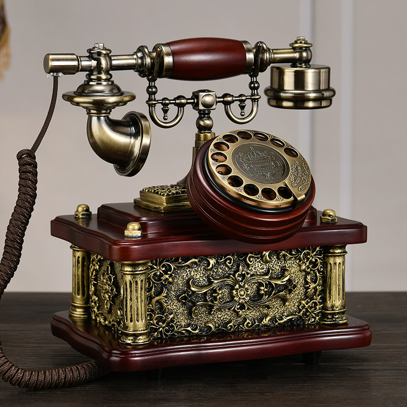 Tiyafi American Retro Phone Host for European-style Cable Phone for Chinese Antiquity Wireless Pickup