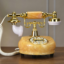 Tiyafio-style jade telephone home pendulum seating machine retro phone creative home American telephone