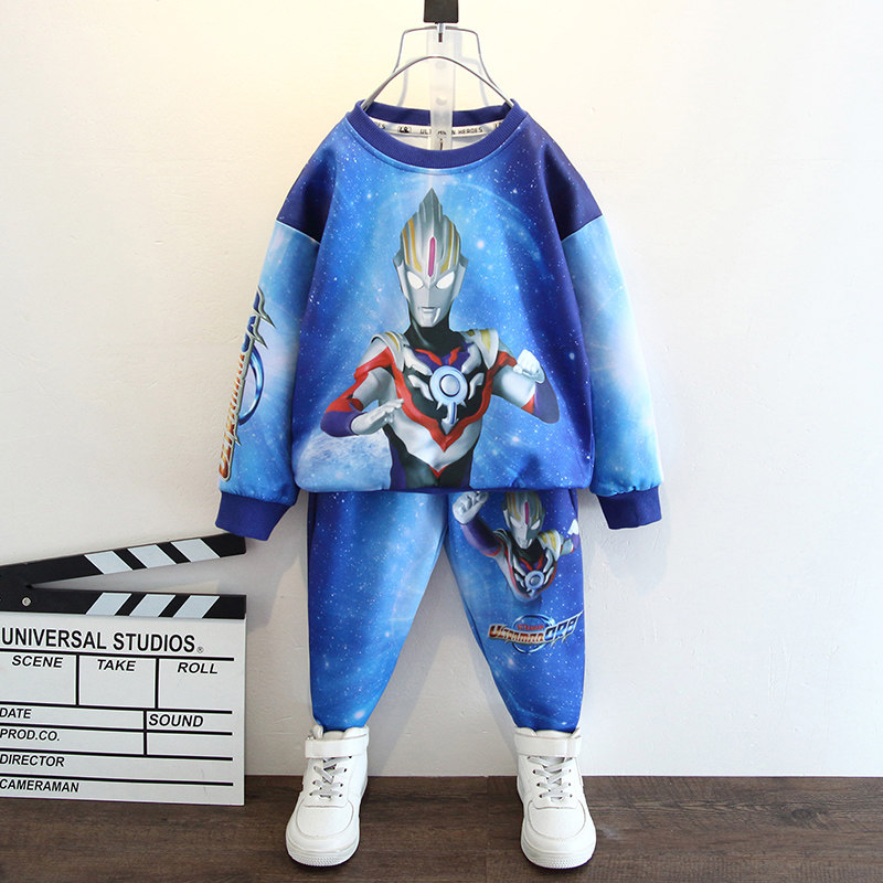 Ottman Clothes Boy Zetta Syrotether Spring Autumn Money Sports Children's Fall Boy Autumn Boy Autumn Clothes Suit