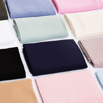 Cotton silk fabric Artificial cotton fabric Cotton Poplin solid color summer t-shirt black white clothing fabric cloth head clearance treatment