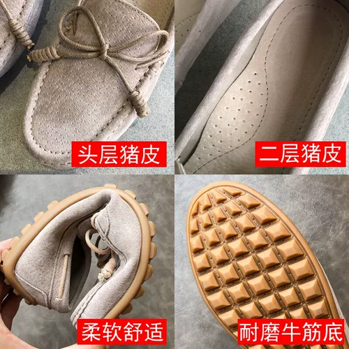Le Shoes для женщин 2022, новый стиль, мягкие туфли на плоской подошве с бантиками
