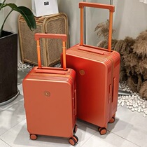 Shepherds big red wedding suitcase aluminium frame 24 inch 26 crate with wedding box leather case Rod Case Dowry Suitcase