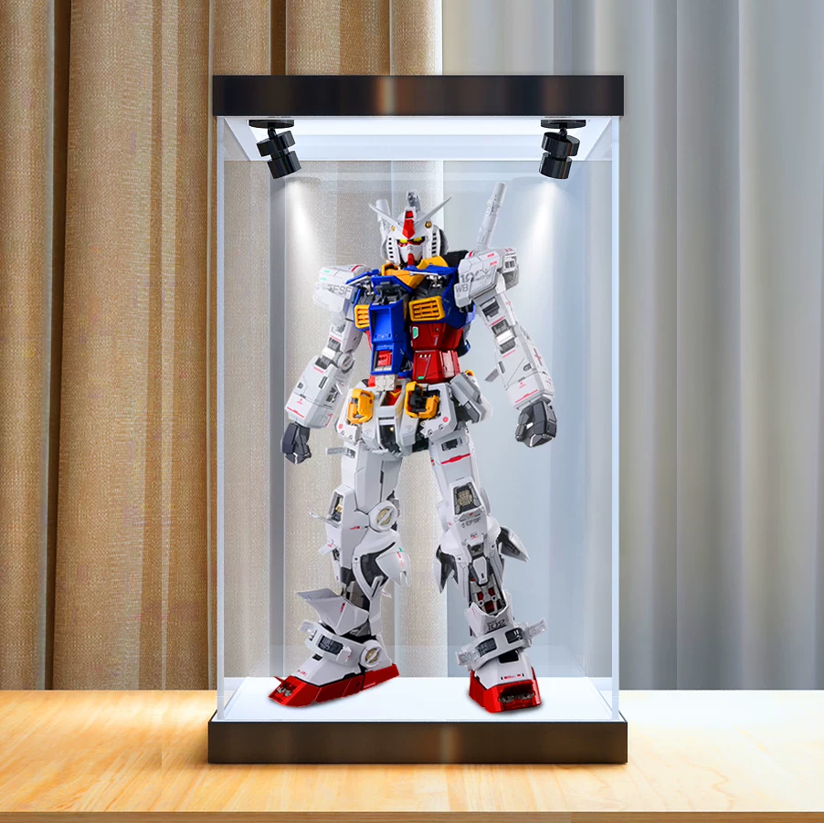 Акриловая витрина подходит для полного ряда Gundam Strike Red PG1/60, высокий прозрачный пылоcборник