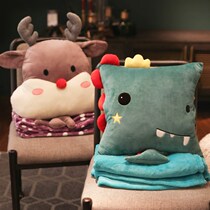 Car interior decoration supplies Daquan pillow car with quilt dual-purpose car thickened office 2021 multi-function