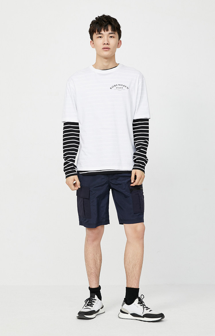 杰克琼斯 男士运动工装短裤 图4