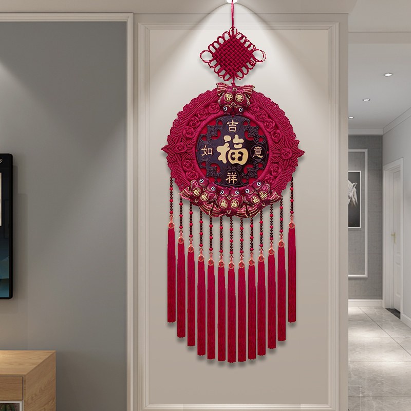故宫红H【吉祥结】中国结挂件怎么选？客厅玄关必备新年装饰宝藏好物!