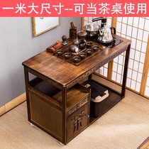 Tea table Home Tea Set Modern Simple Living Room Tea Cabinet Mobile Tea Car New Chinese Side Cabinet