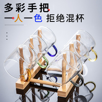 Household glass teacup high temperature resistance belt small teacup tea cup thick heat-resistant kung fu tea set Tea Bowl