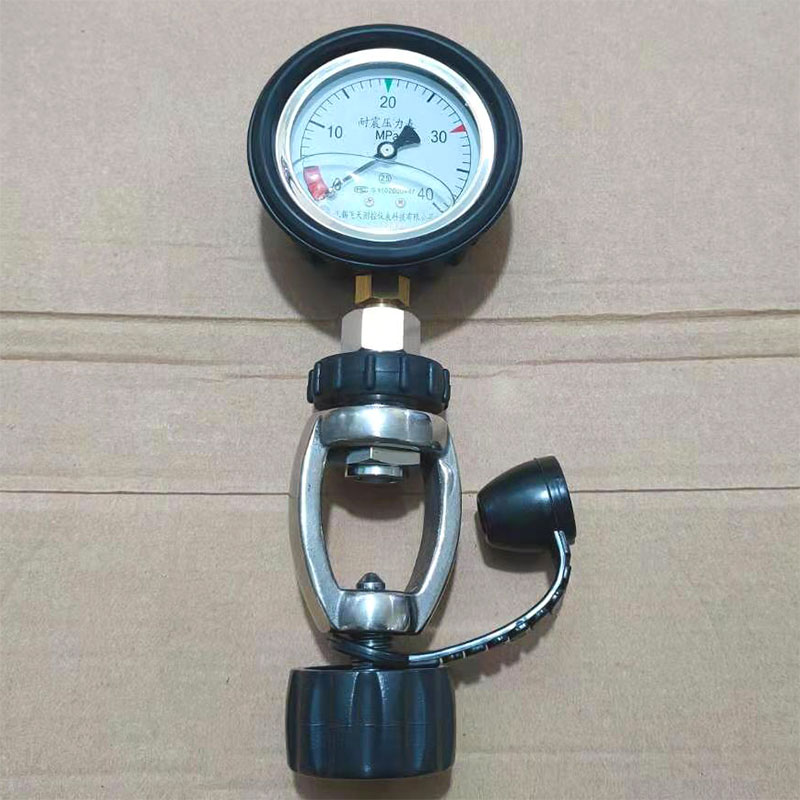 Diving cylinder cylinder head manometer diving instrument diving oxygen cylinder surface residual pressure gauge