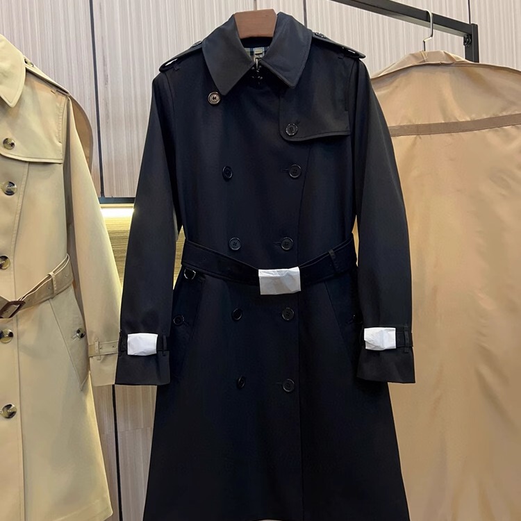 Autumn Women's Mid-Length Kensington Trench Coat 2025 New British Style Classic Double-Breasted Design