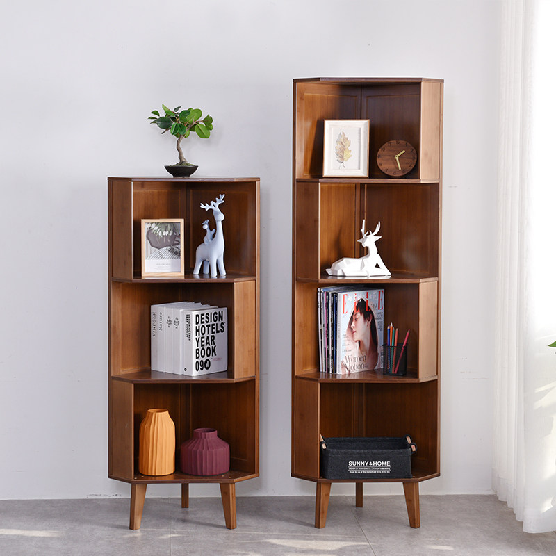 Tea corner shelf cabinet solid wood living room corner shelf teapot tea pot tea pot storage shelf shelf
