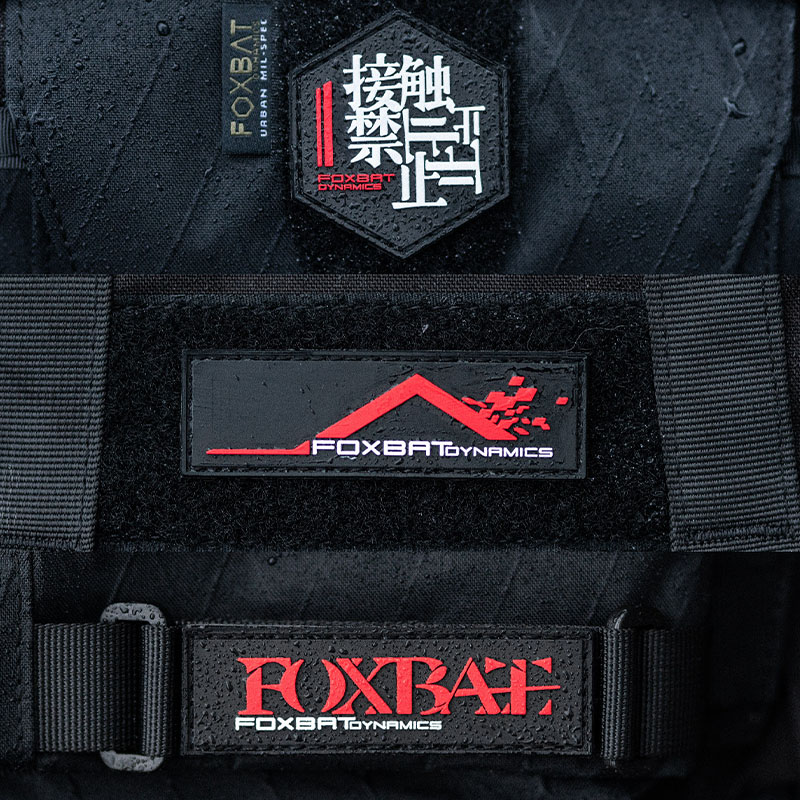 (TAG) FOXBAT-Fox Industrial Contact Forbidden Function Magic Sticker Morale Badge arm badge