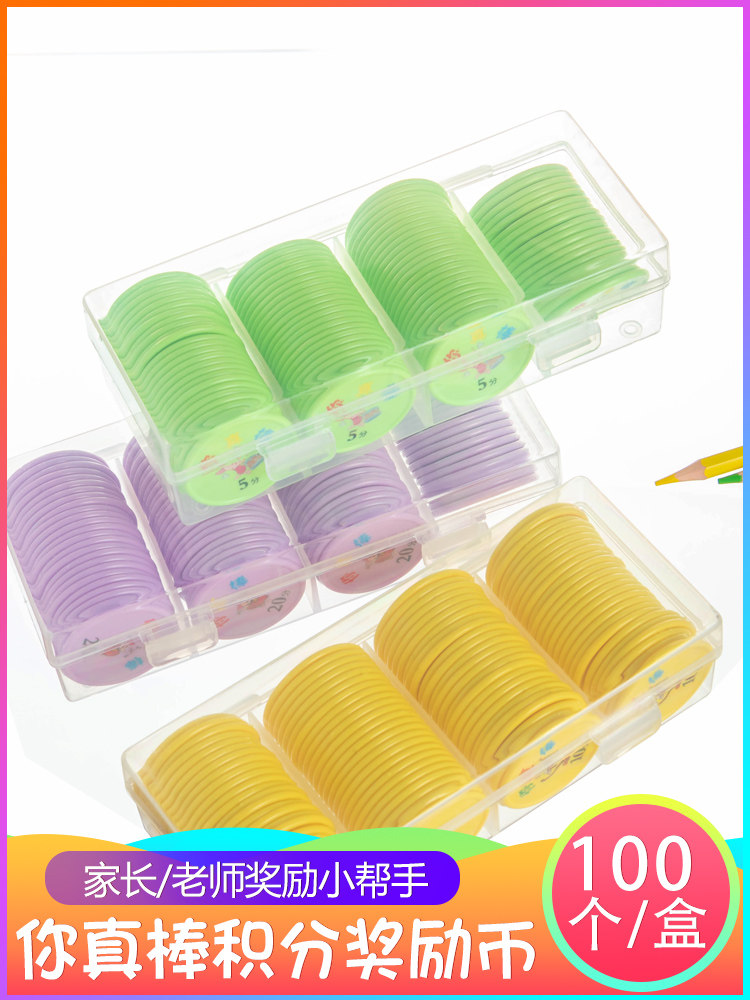 Request Jump Tiger Rewards Coin Training Course Primary School School Kindergarten Point Card Encourages Learning to Praise Carle Learning