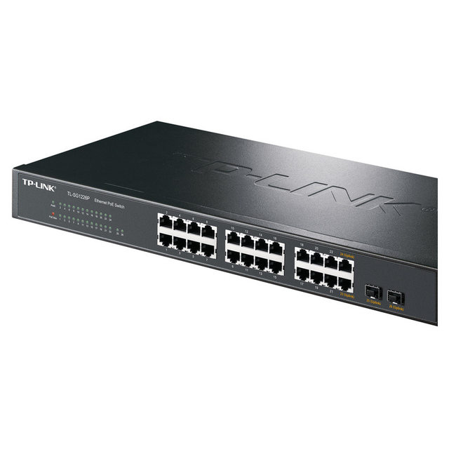 Pulian Tl-Sg1226P/Sg226P 24-Port Full Gigabit Poe-Powered Network Monitoring Switch