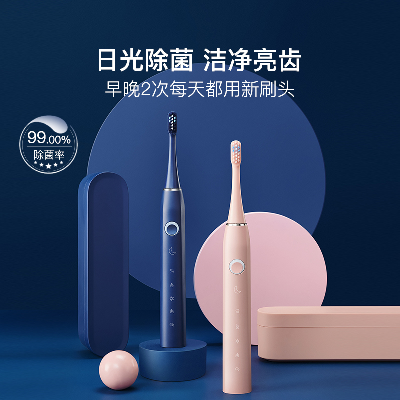 [June 6Th Review] Electric Toothbrush Couple Model & Non-Original Replacement Brush Heads from the Same Manufacturer