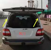 Land cruiser 4500 4700 LC80 LC100 LX470 Front cover telescopic rod tailgate hydraulic telescopic rod lead