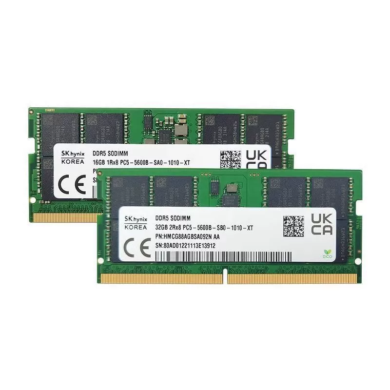 Hynix SK Hynix ноутбук запускает 8G 16G 32G 32G DDR5 4800MHz 5600MHz