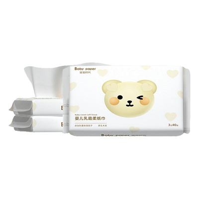 宝宝时代柔纸巾婴儿纸巾宝宝专用超柔乳霜纸新生儿云柔巾保湿抽纸