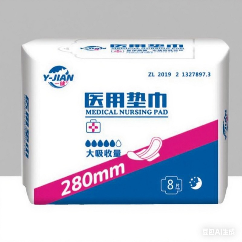 一健医用护垫纯棉卫生巾姨妈巾安睡裤不致敏械字号药房款囤货实惠
