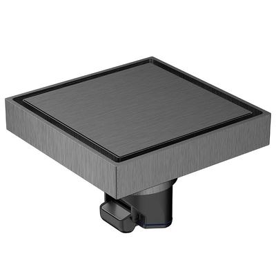 【新品】九牧卫浴隐形地漏枪灰方形防臭器卫生间洗衣机下水大流量