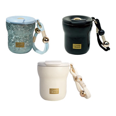 康宁纯钛保温杯女便携咖啡杯水杯