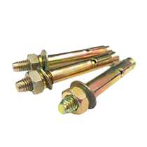 National standard expansion screw iron-plated color expansion screw galvanized expansion bolt pull-out screw explosion screw M6-M12