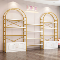 Counter Cosmetics Display Cabinet Beauty Salon Skincares Skin Care Show Office Beauty Chia Toy Shop Floor Shelf Shop Exhibition Shelf