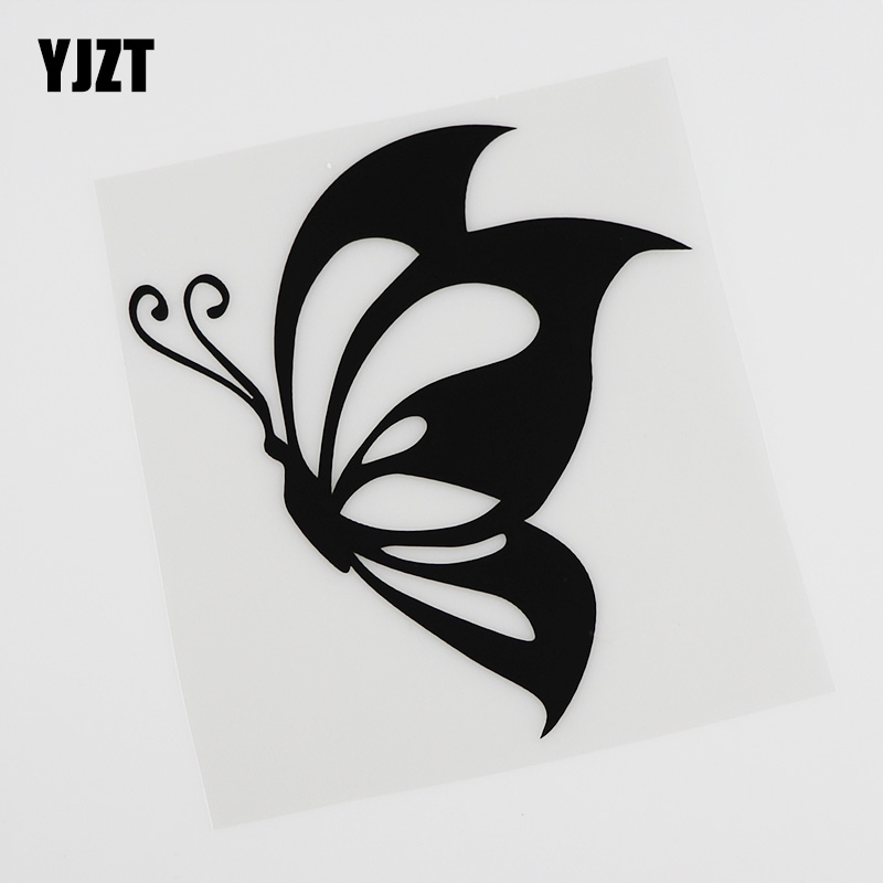 YJZT Personality Creative Animal Butterfly Car Sticker Car Body Sticker Scratch to block HY 00038