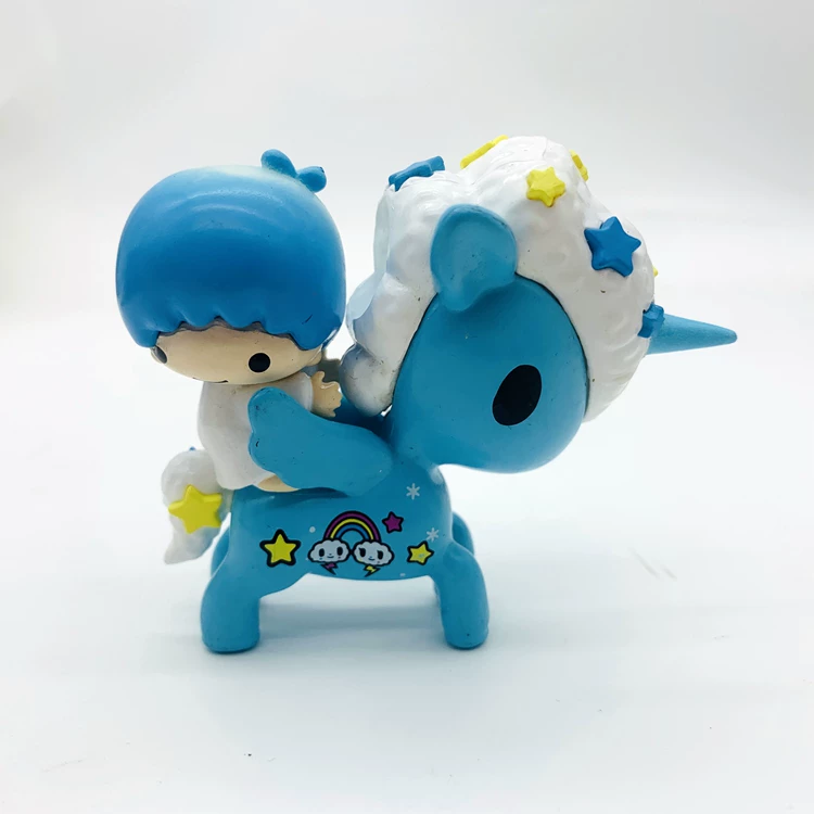 Натуральный оптовыйTokidoki Tao Qiduqi единорог Hello Kitty и Gemini Kurommeitti