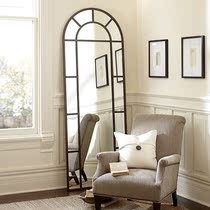 American arch dressing mirror ins full body floor mirror modern simple hanging mirror decorative mirror porch entrance hall fitting mirror