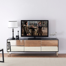 Light luxury post-modern TV cabinet living room ins modern simple small apartment mirror TV cabinet
