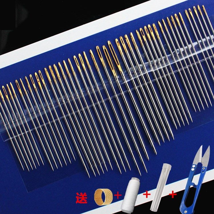 Japan Import Stitch Stitch Hand hand steering wheel sleeve Hand sewing needle wire steel needle stick needle superhard Large size German embroidered needle