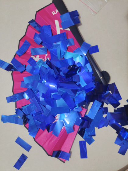 彩虹机银色亮片喷纸机金箔碎彩片舞台演出手撒亮片酒吧气氛道具