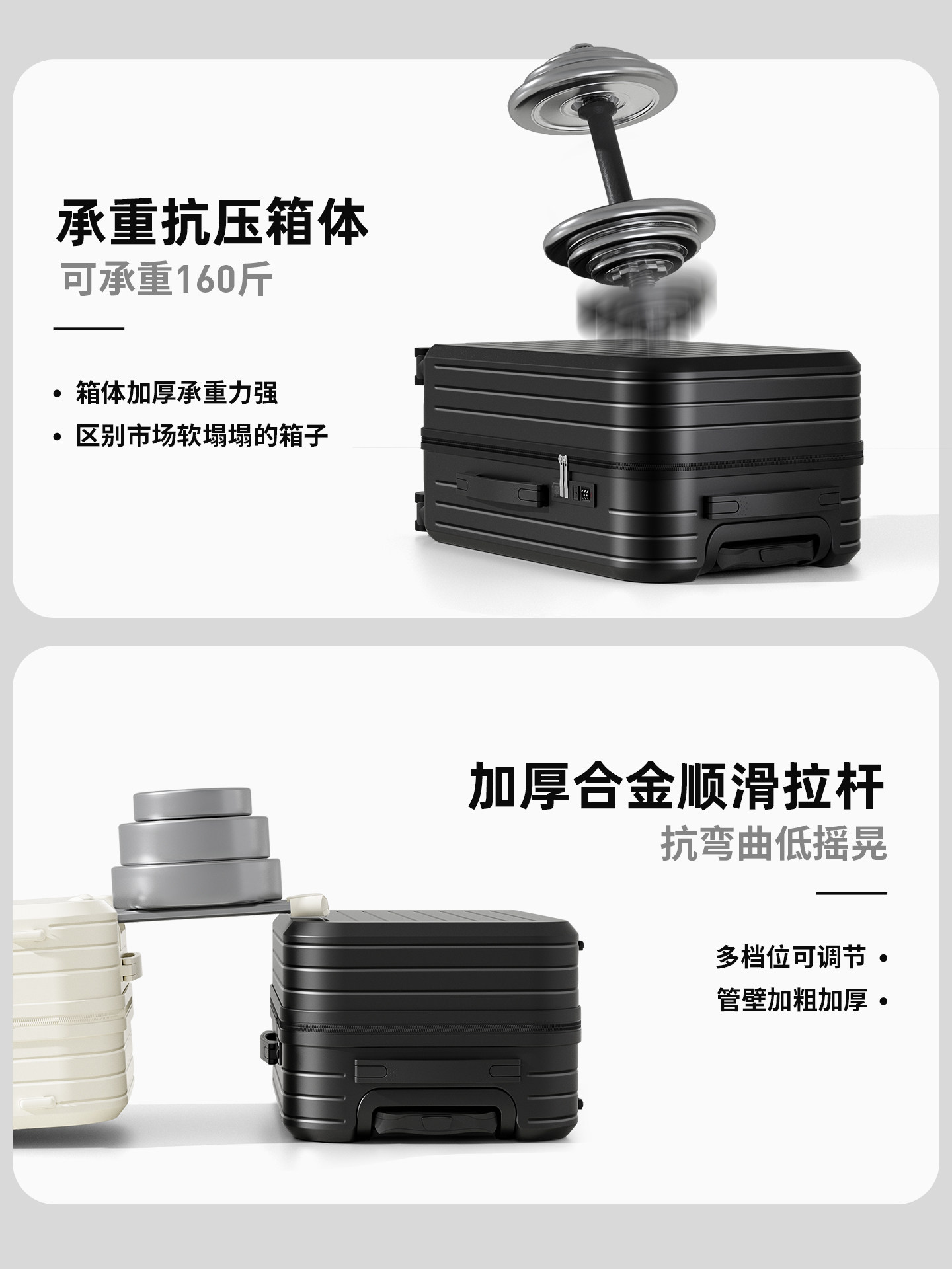 Luggage Suitcase 20-Inch 24-Inch Carry-On Small Trolley Travel Password Lock Suitcase for Women 2025 New Model Sturdy and Durable for Men