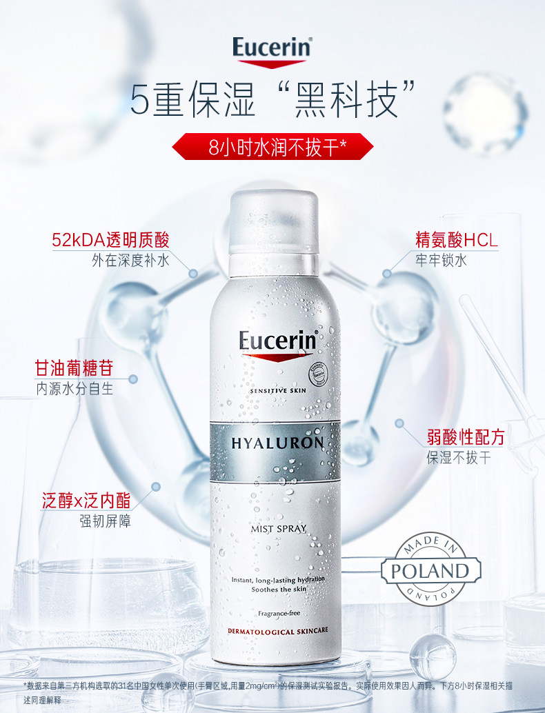 德国 优色林 玻尿酸补水喷雾150ml 图1