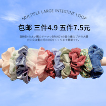 jennie with ins Net red bm pig large intestine cute Hairband female silk sweet hair belt fat sausage harbor wind head rope