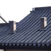 Villa aluminum chimney hat home smoke tube breathable cap rainproof rust pipe size can be customized
