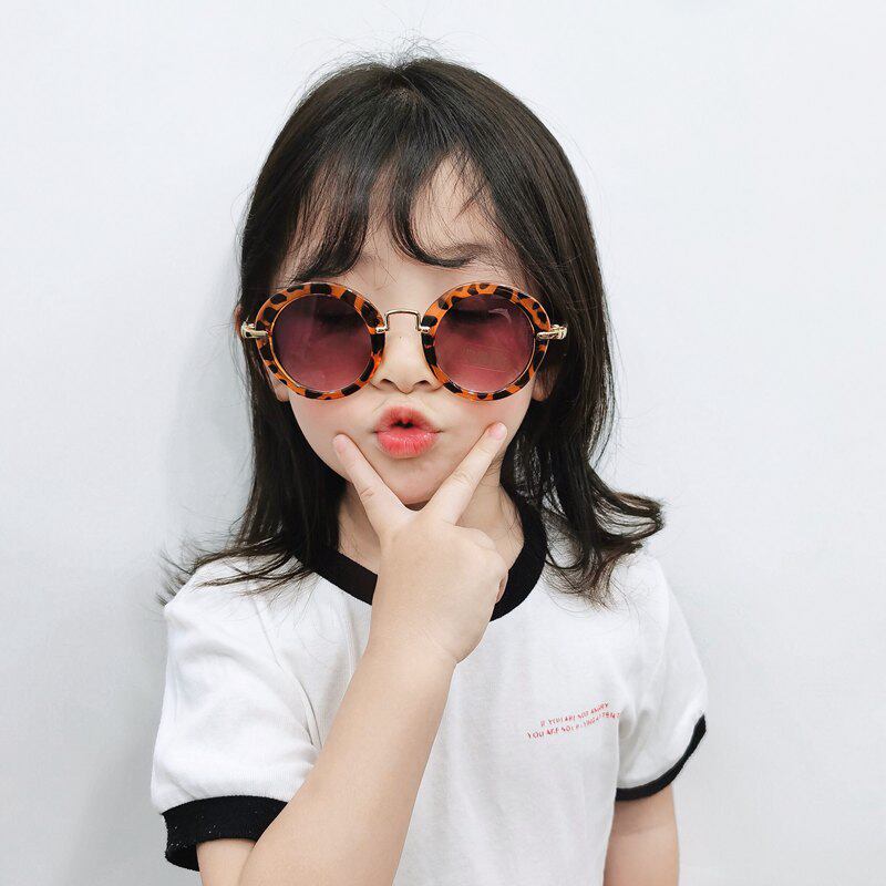 Children Sun Glasses Girl Fashion BAO WEN Anti UV Kid Sunglasses Han Edition Tide Boy Baby Sunglasses