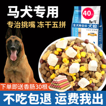 Horse Dog Dog Food 40 Catty Dress Special Small Young Dog Adult Dog Freeze-dried Training Remedial Calcium Training Dog Large Dog Universal Big Bag