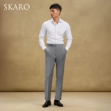 Шерстяной костюм, мужские штаны, пиджак классического кроя, высокая талия