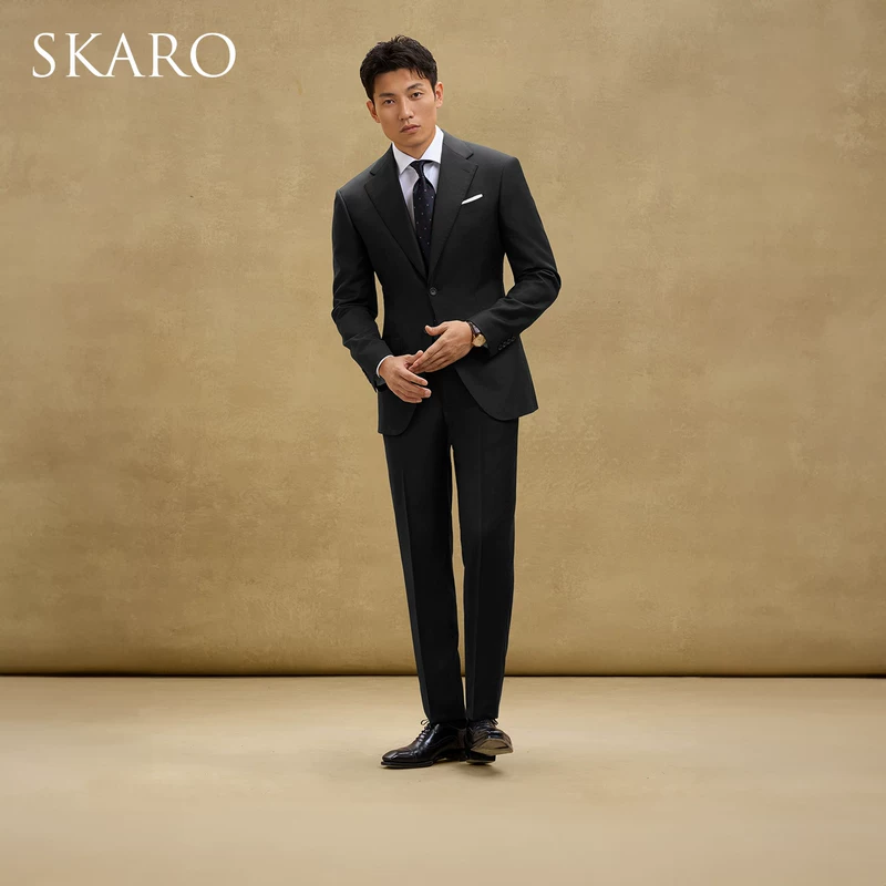 Men's woolen classic suit jacket