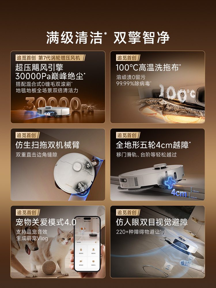 [New Product] Dreame S50 Max Robot Vacuum Cleaner 100-Degree Water Washing and Mopping All-In-One Automatic Cleaning