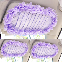 (Sun visor cd clip) Lace beautiful car supplies sun visor cd clip car sun visor cd clip interior supplies
