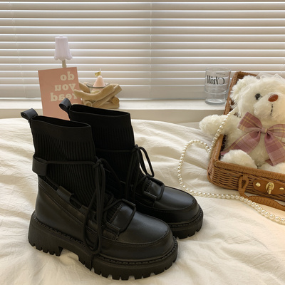 taobao agent Martens, summer universal low boots English style platform, train model, 2022 collection, new collection, British style, fitted