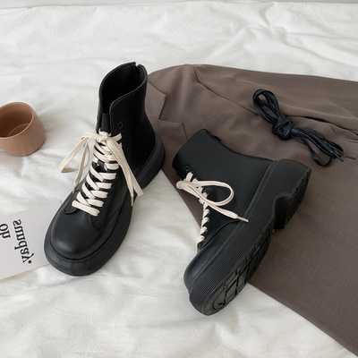 taobao agent Martens, high summer thin low low boots platform English style, British style